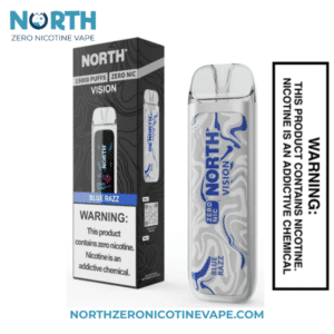 Blue Razz North Vision Zero Nicotine 15K Disposable Vape