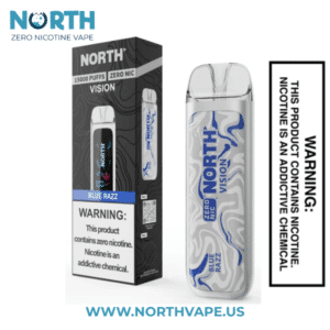 Blue Razz North Vision Zero Nicotine 15K Disposable Vape