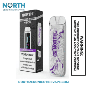 Grape Blow Pop North Vision Zero Nicotine 15K