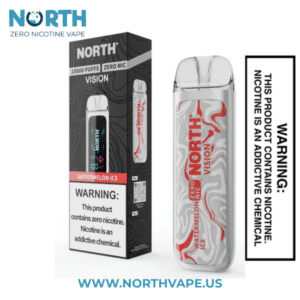 Watermelon Ice North Vision Zero Nicotine 15K Disposable Vape